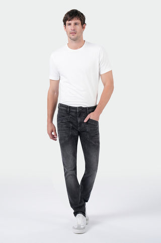 MOD JEANS PETER exam black Straight Jeans - Charcoal Drift Denim - HW25-PETER.24334