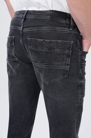 MOD JEANS PETER exam black Straight Jeans - Charcoal Drift Denim - HW25-PETER.24334
