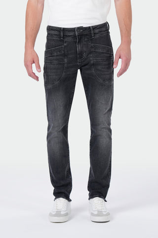MOD JEANS PETER exam black Straight Jeans - Charcoal Drift Denim - HW25-PETER.24334