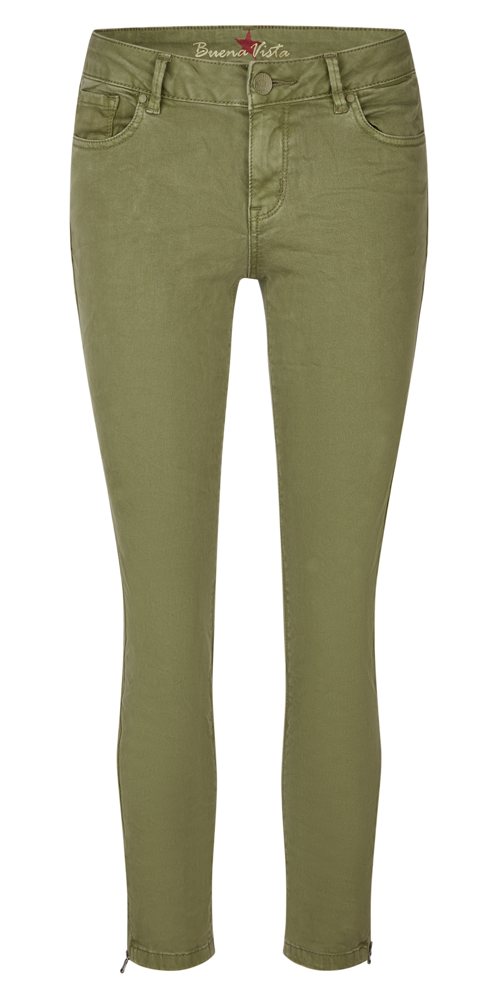 BUENA VISTA ITALY Cropped Stretch Twill - Sage Field Green - 2501 B5311 4141.2903