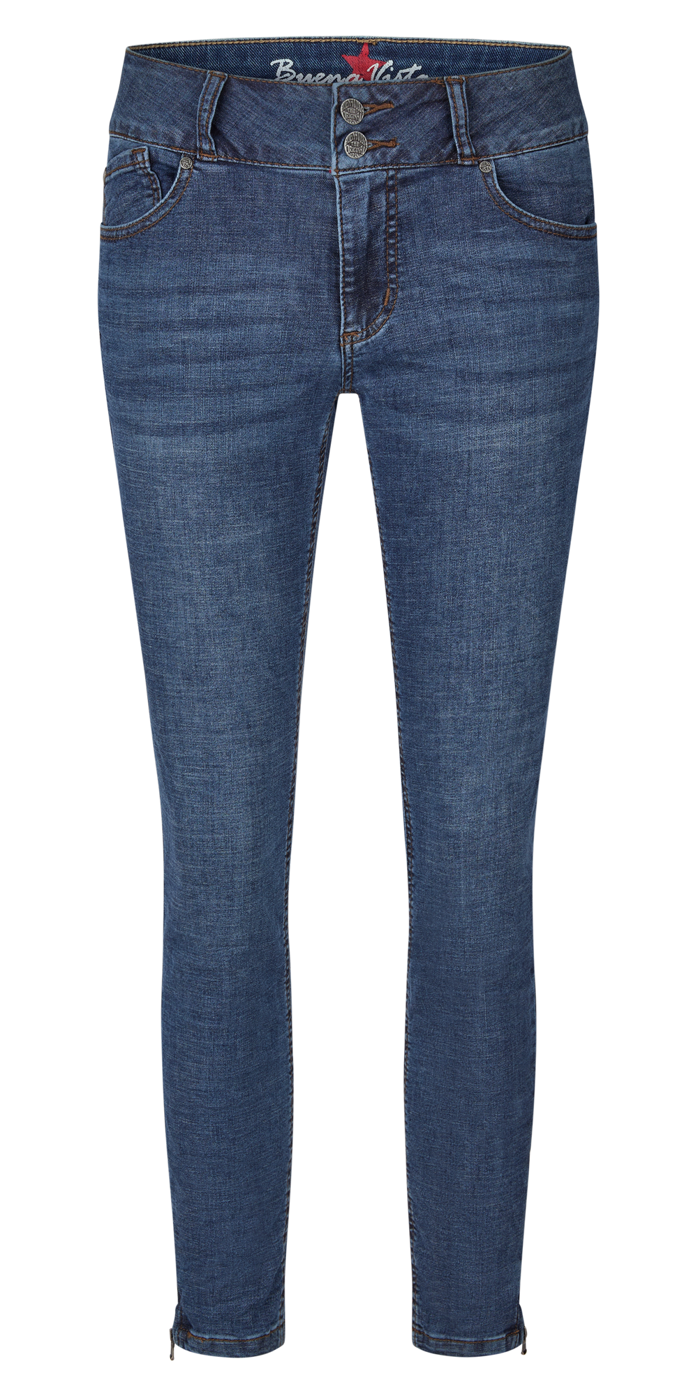 BUENA VISTA TUMMYLESS 7/8 Cross Denim - Midnight Cobalt - 2501 B5793 347.5013