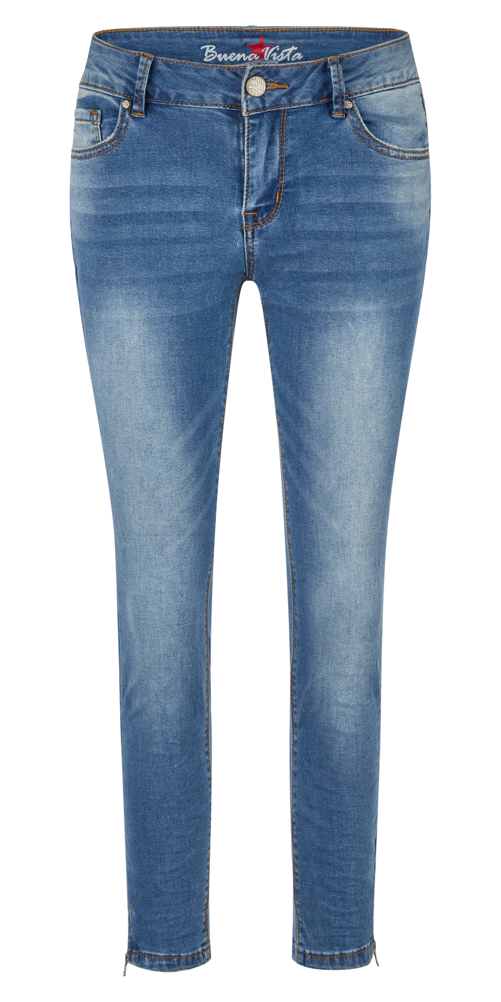 BUENA VISTA ITALY 7/8 Jeans - Azure Marlin Blue - 2503 B5311 102.9035