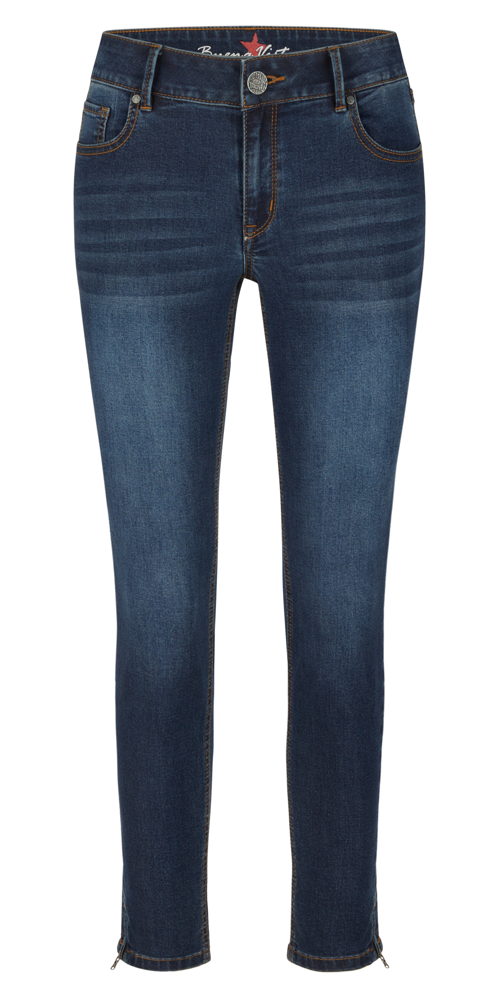 BUENA VISTA ITALY 7/8 Stretch Denim - Midnight Indigo Wash - 2503 B5311 370.5222