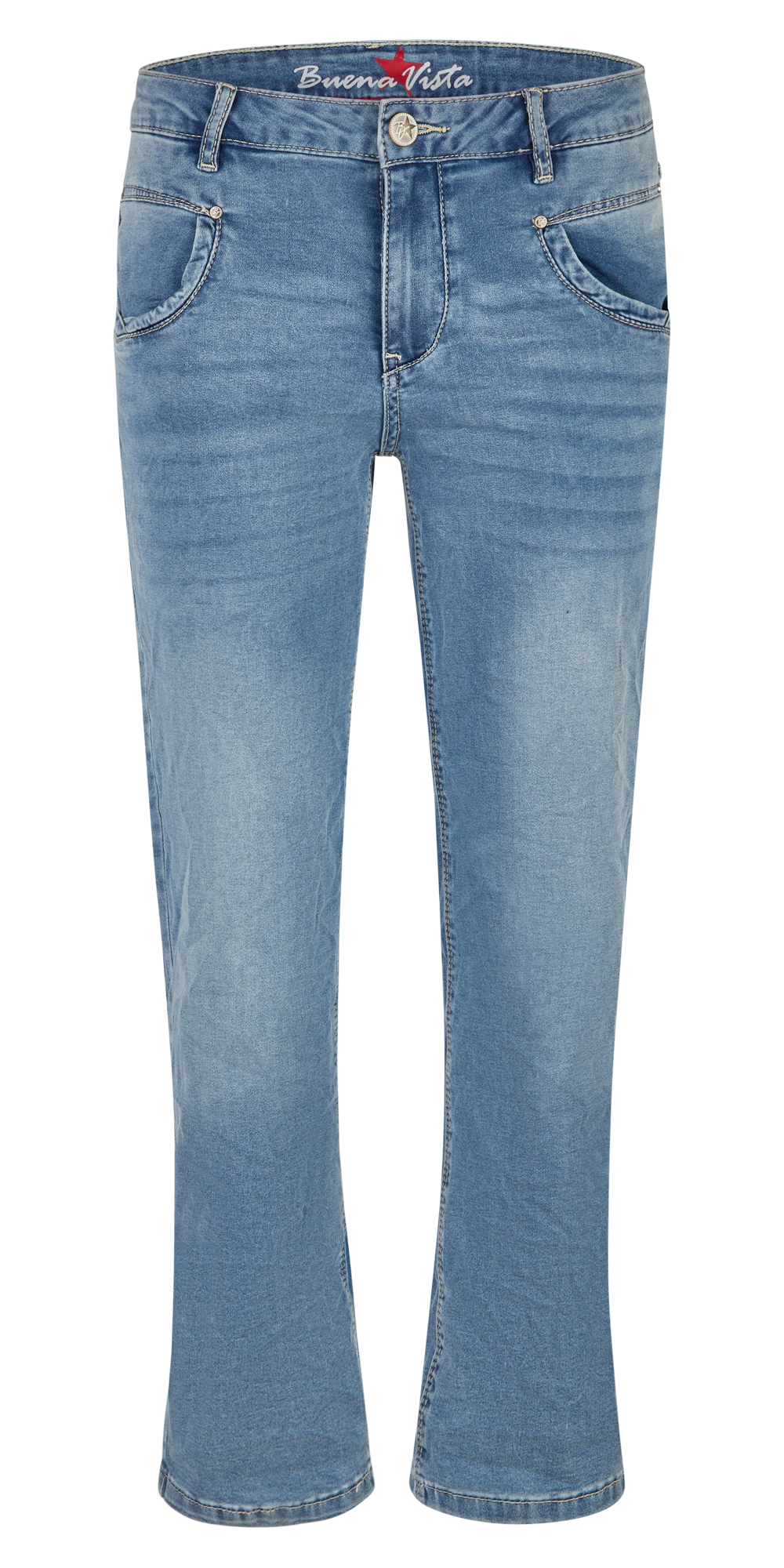 BUENA VISTA ANNA 7/8 STRAIGHT Jeans - Faded Horizon Blue - 2503 B5859 102.8565
