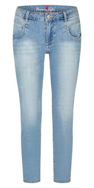 BUENA VISTA Anna C 7/8 Stretch Denim - Lightwashed Sky Blue - 2505 B5800 369 O.5255