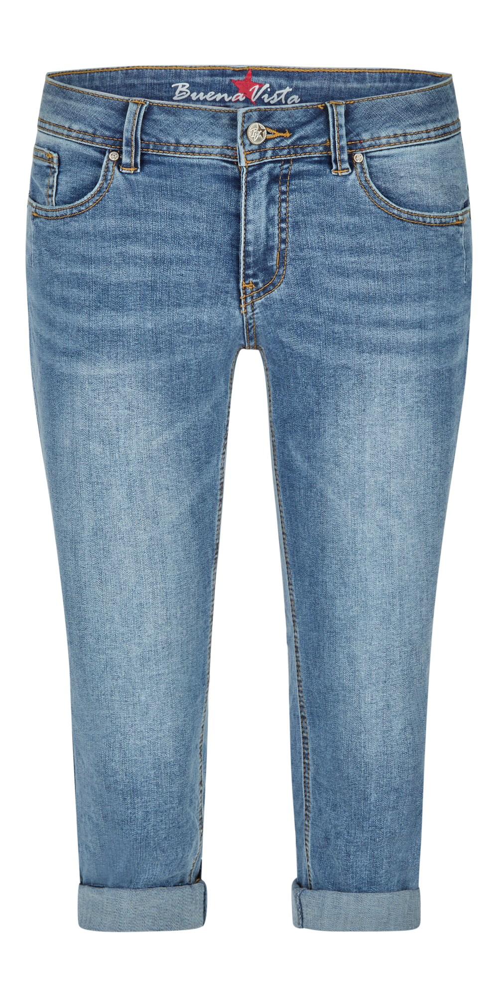 BUENA VISTA Malibu-Zip Capri - Coastal Denim Blue - 2505 B5935 369.4478