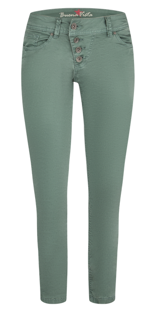 BUENA VISTA MALIBU Cropped-Hose - Sage Mist Green - 2507 B5826 4003.7013