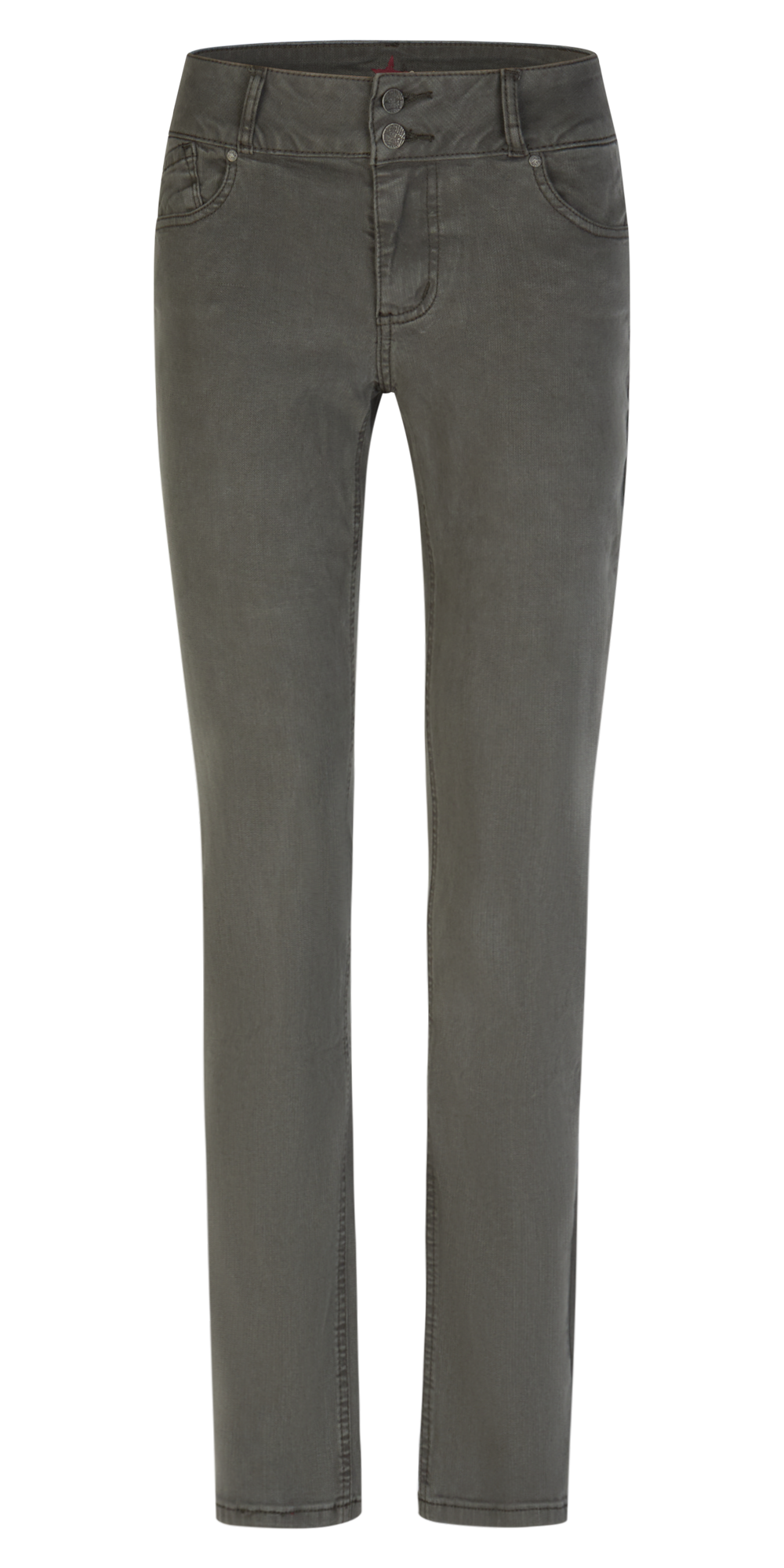BUENA VISTA TUMMYLESS Jacquard Twill - Mossy Harbor - 2509 B5664 4212.4706