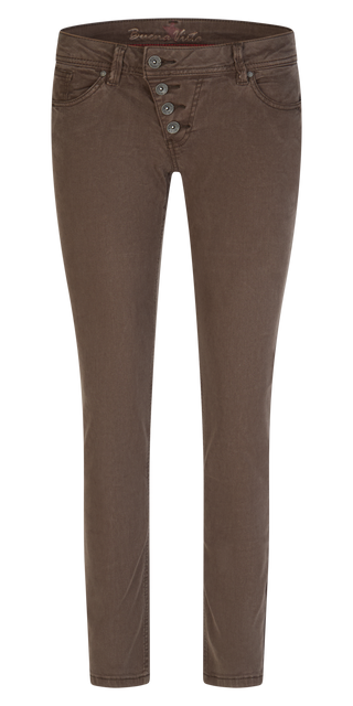 BUENA VISTA MALIBU Cropped - Cacao Twill Brown - 2509 B5826 4212.6970