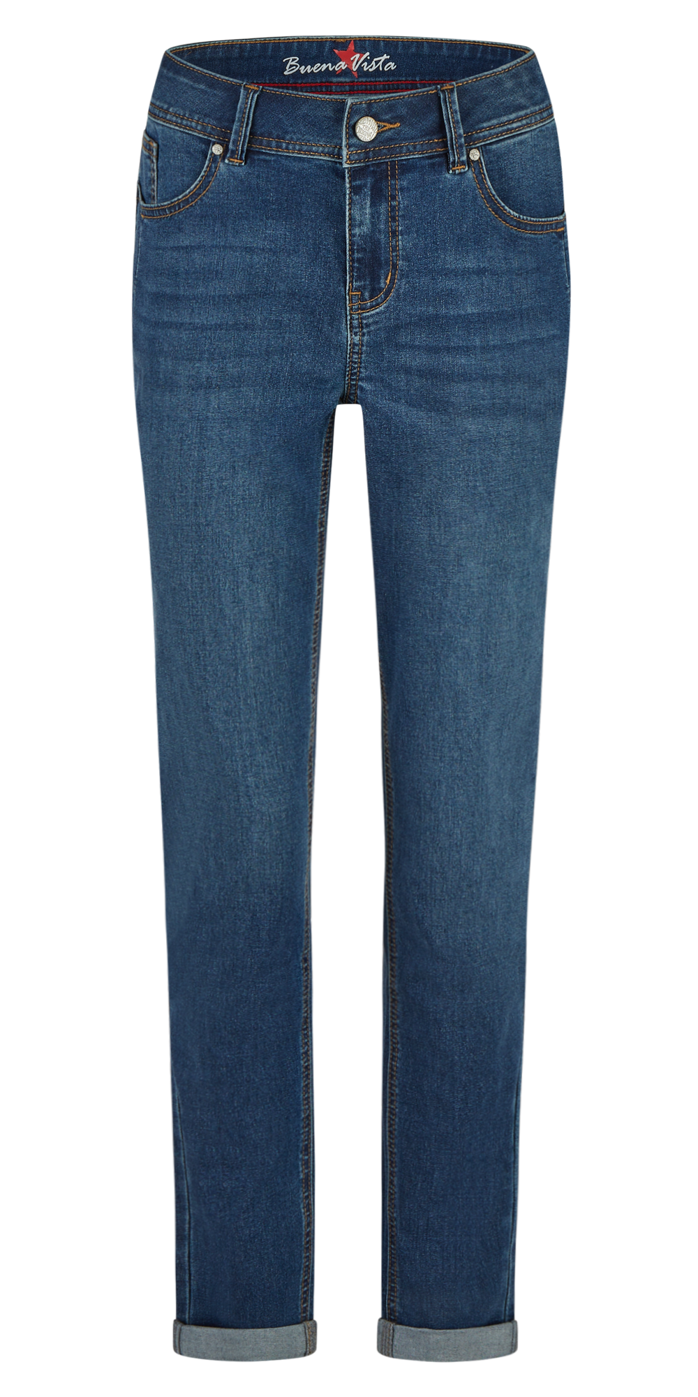 BUENA VISTA Malibu-Zip High - Heathered Denim Blue - 2511 B5914 370.2519