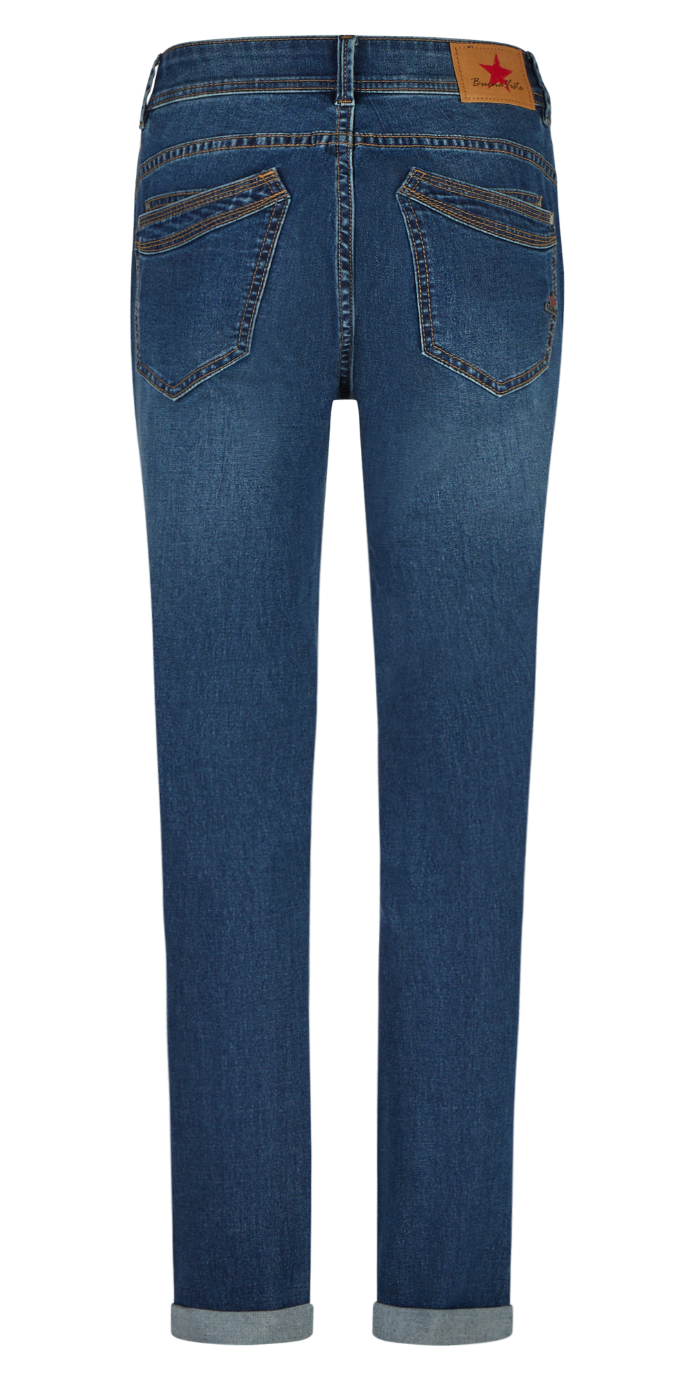 BUENA VISTA Malibu-Zip High - Heathered Denim Blue - 2511 B5914 370.2519