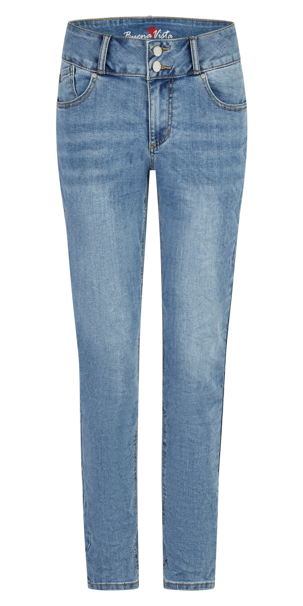 BUENA VISTA TUMMYLESS CROPPED - Washed Horizon Blue - 2512 B5827 369.6511