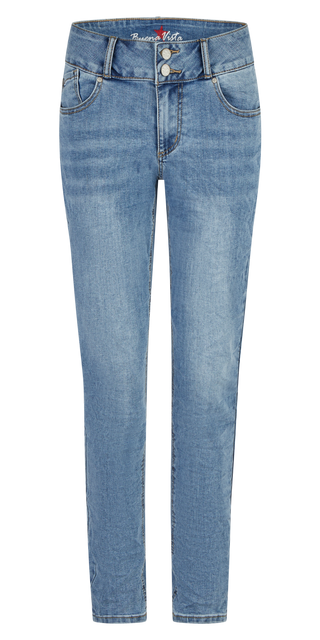 BUENA VISTA TUMMYLESS CROPPED - Washed Horizon Blue - 2512 B5827 369.6511