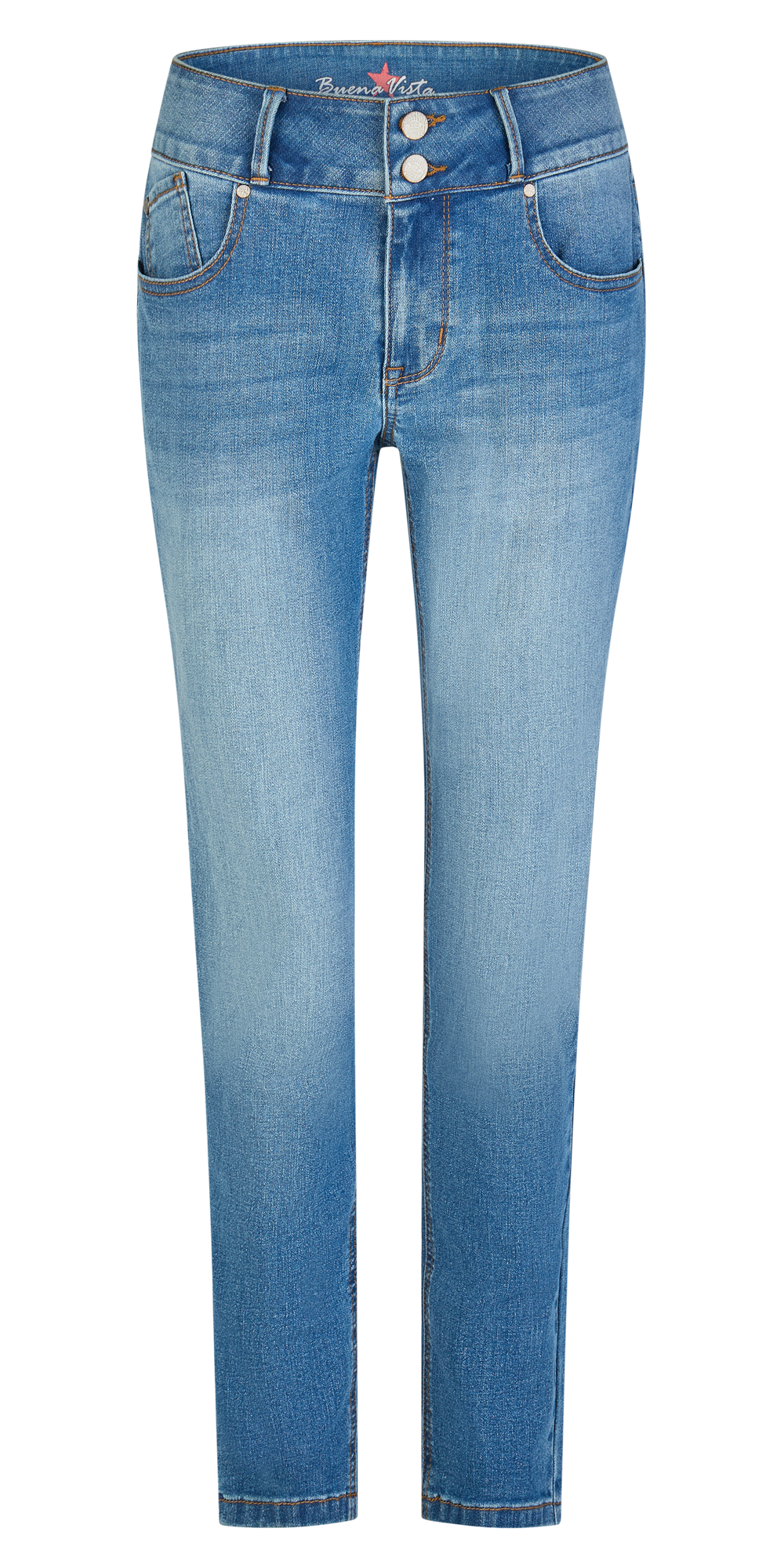 BUENA VISTA Tummyless Cropped Wide Leg - Sky Wash Horizon - 2601 B5827 368.6808