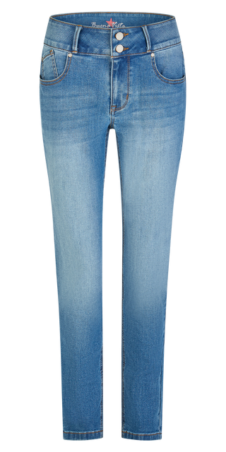 BUENA VISTA Tummyless Cropped Wide Leg - Sky Wash Horizon - 2601 B5827 368.6808