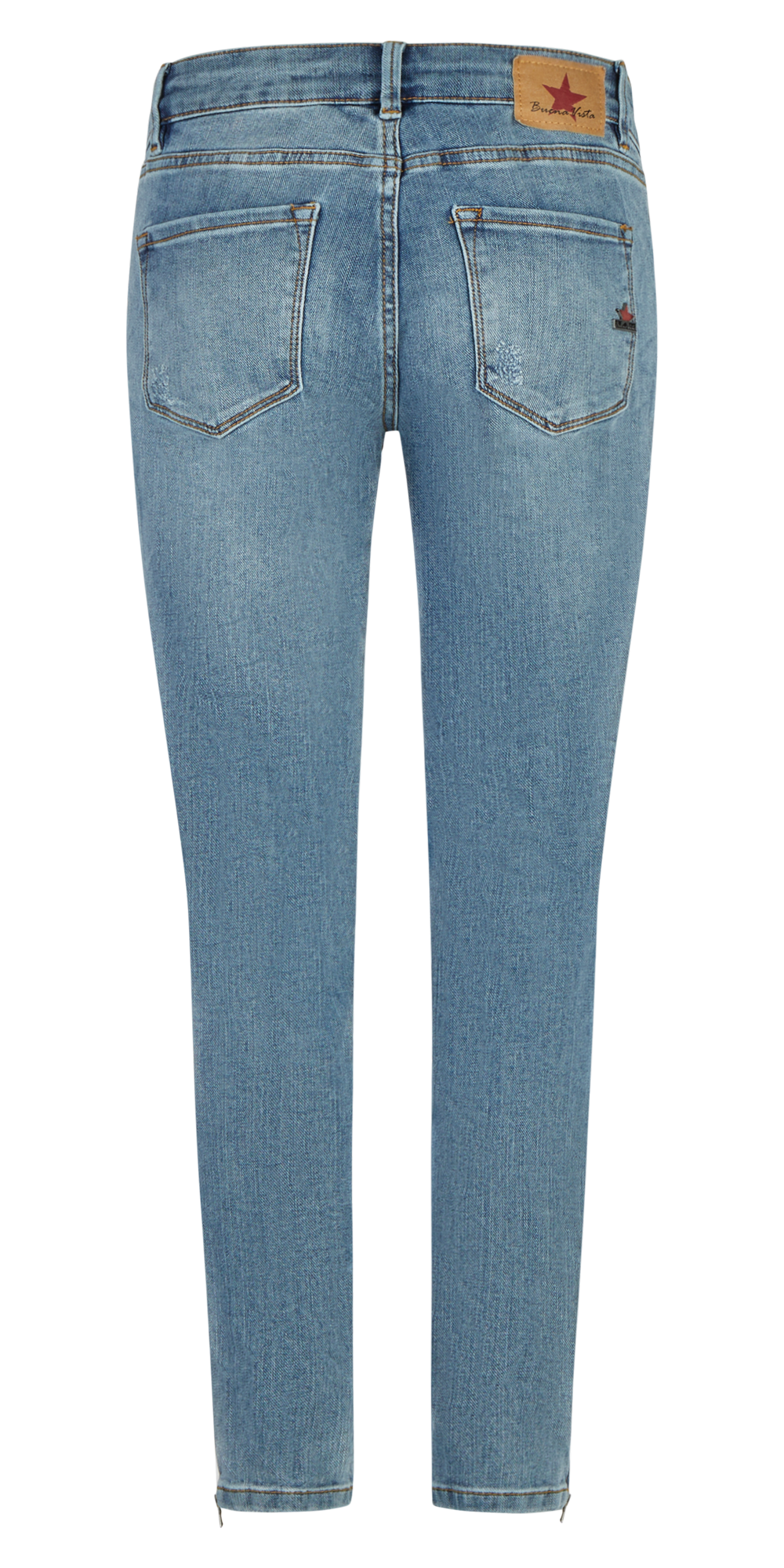 BUENA VISTA ITALY 7/8 vintage denim - Washed Harbor Blue - 2601 B5311 355.5240