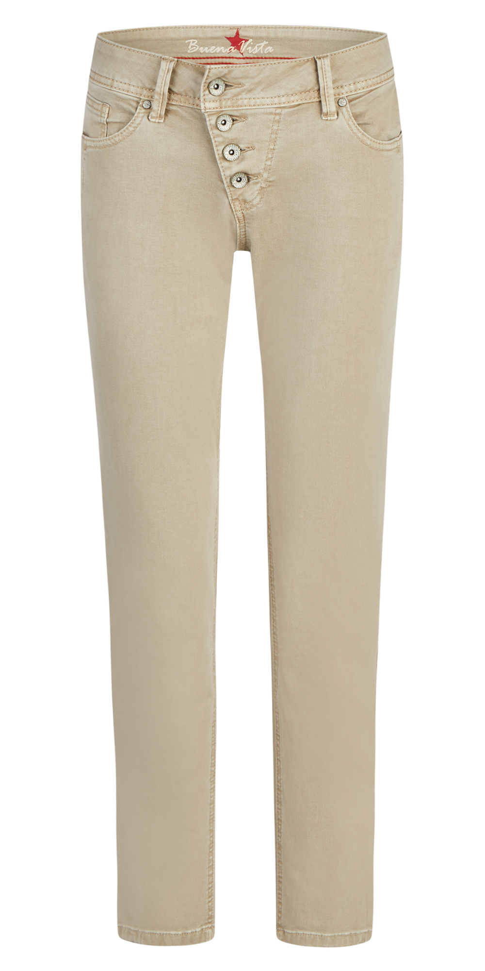 BUENA VISTA Malibu cropped Hose - Sandstone Beige - 2601 B5826 4141.6349 von Buena Vista
