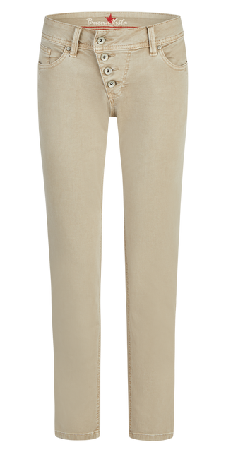 BUENA VISTA Malibu cropped Hose - Sandstone Beige - 2601 B5826 4141.6349