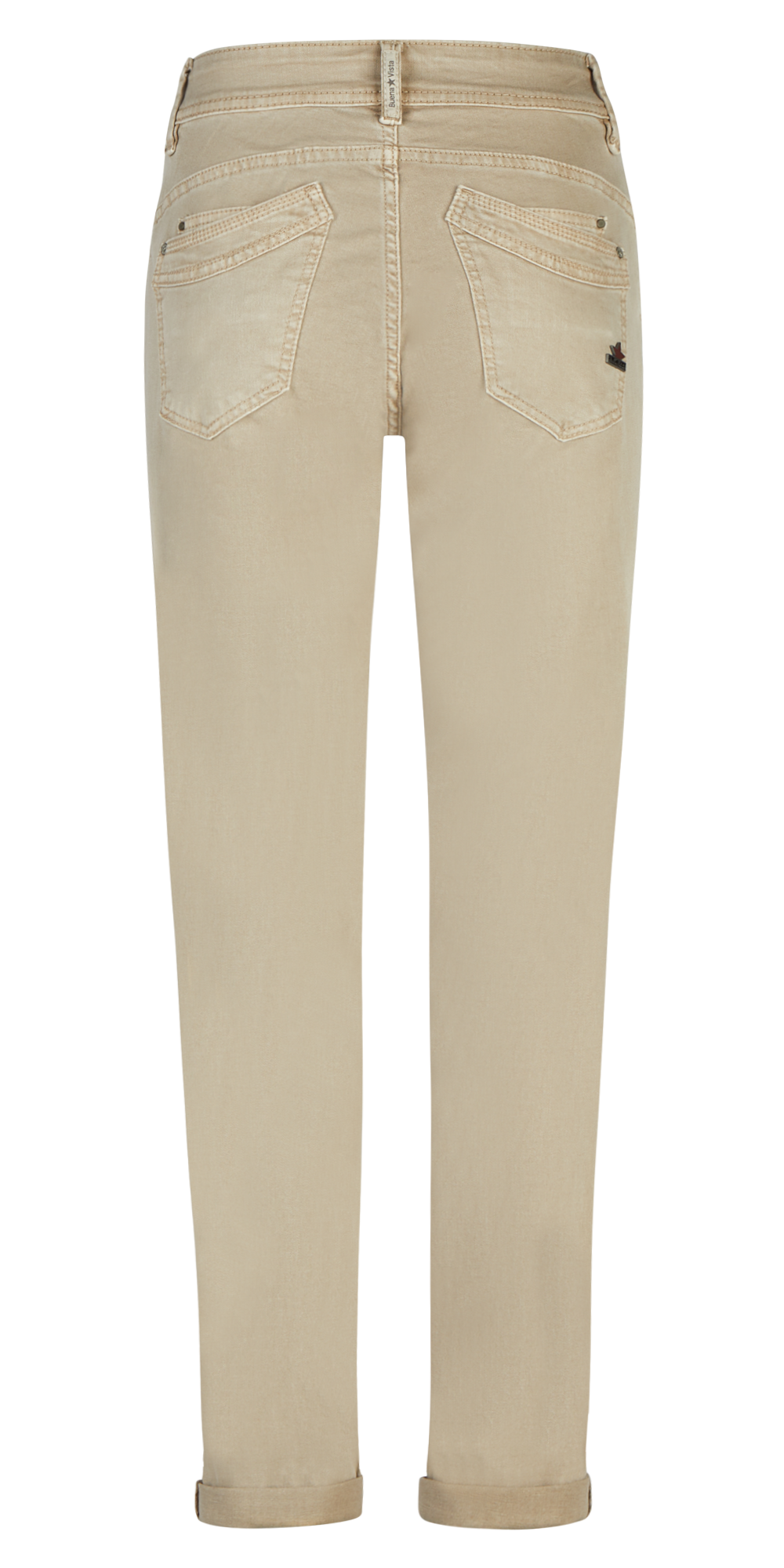 BUENA VISTA Malibu-Zip High sand Stretch Twill - Warm Linen Sand - 2601 B5914 4141.6349