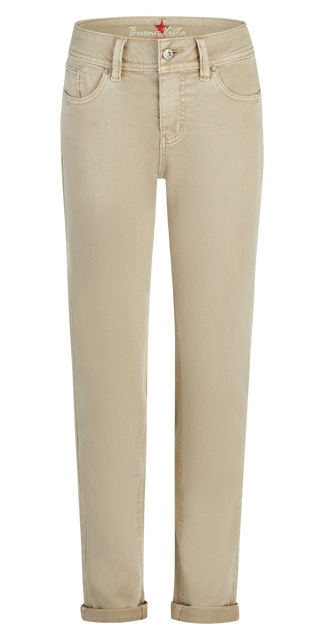 BUENA VISTA Malibu-Zip High sand Stretch Twill - Warm Linen Sand - 2601 B5914 4141.6349
