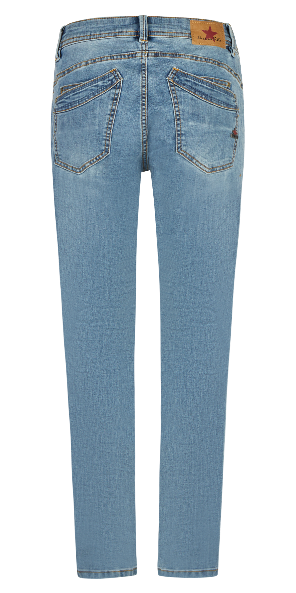 BUENA VISTA Malibu Zip High 7/8 Jeans - Ocean Breeze Blue - 2601 B5953 369.4478