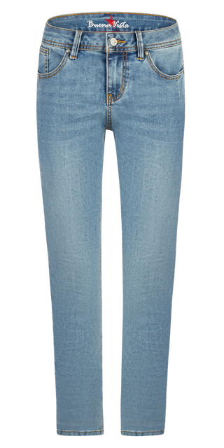 BUENA VISTA Malibu Zip High 7/8 Jeans - Ocean Breeze Blue - 2601 B5953 369.4478