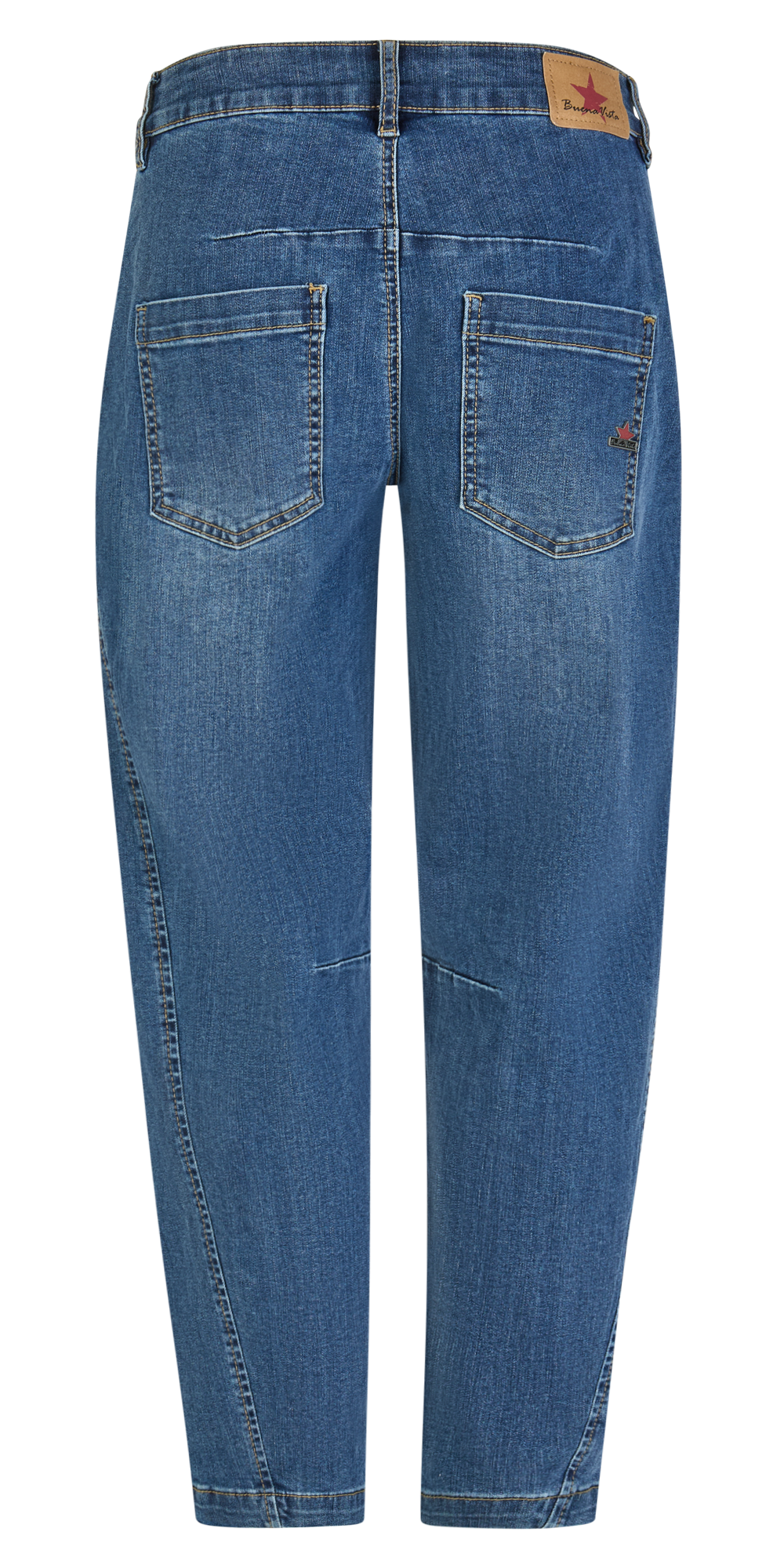 BUENA VISTA BARREL-T shadow denim - Indigo Marble Blue - 2601 B5975 369.8446