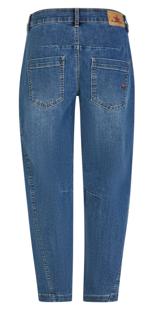 BUENA VISTA BARREL-T shadow denim - Indigo Marble Blue - 2601 B5975 369.8446