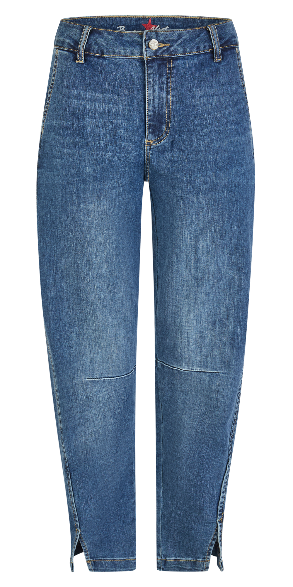 BUENA VISTA BARREL-T shadow denim - Indigo Marble Blue - 2601 B5975 369.8446