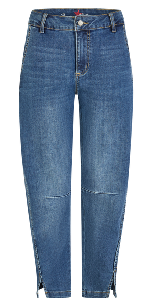 BUENA VISTA BARREL-T shadow denim - Indigo Marble Blue - 2601 B5975 369.8446