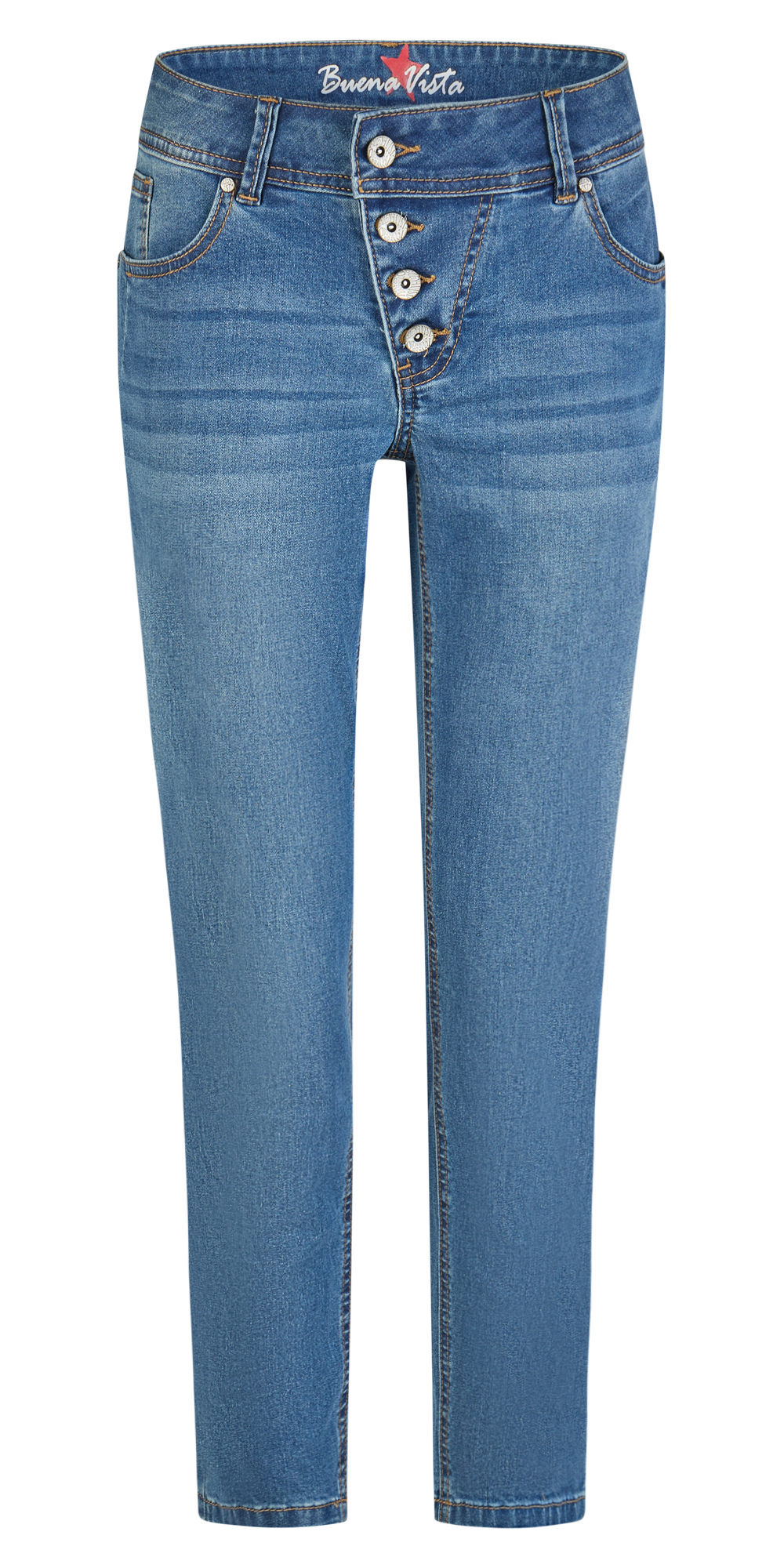 BUENA VISTA Malibu 7/8 - Sea Mist Denim - 888 B5122 370.2519