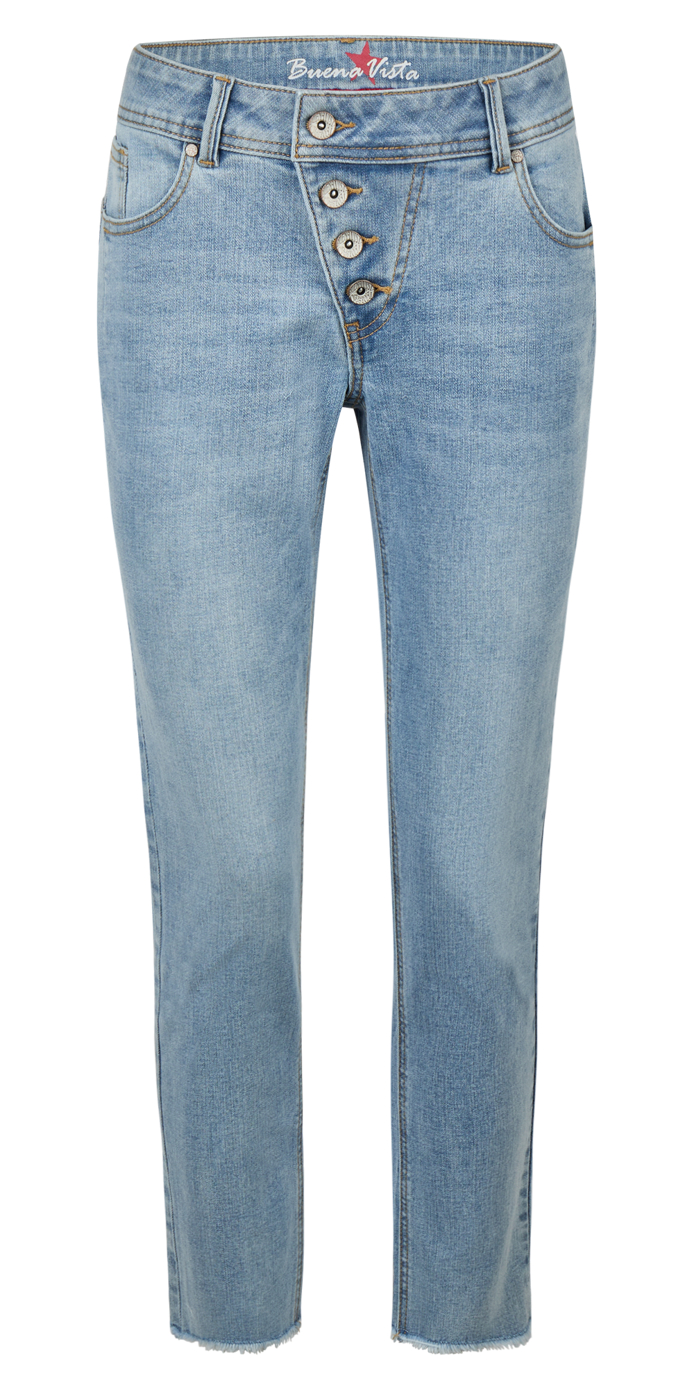 BUENA VISTA MALIBU 7/8 light stone 2603 B5122 368.4810 - Stretch Denim von Buena Vista