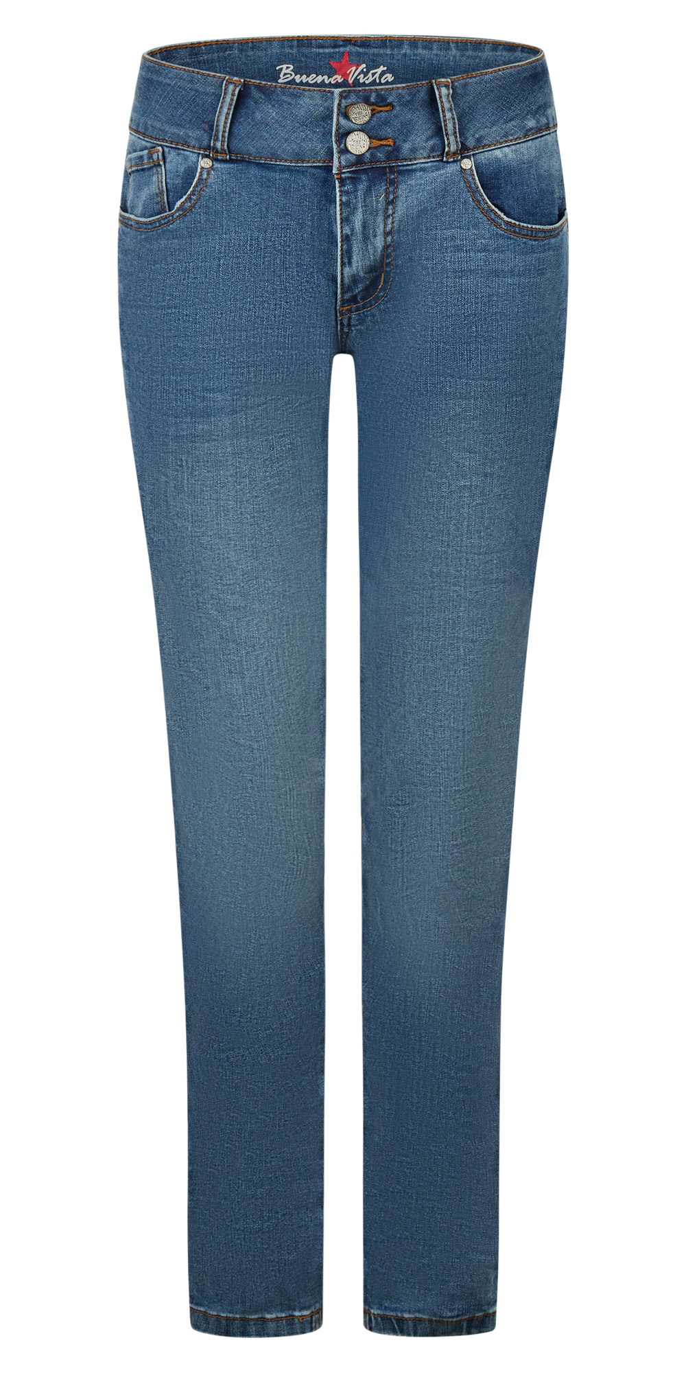 BUENA VISTA TUMMYLESS spring blue 2603 B5664 369.5111 - Stretch Denim von Buena Vista