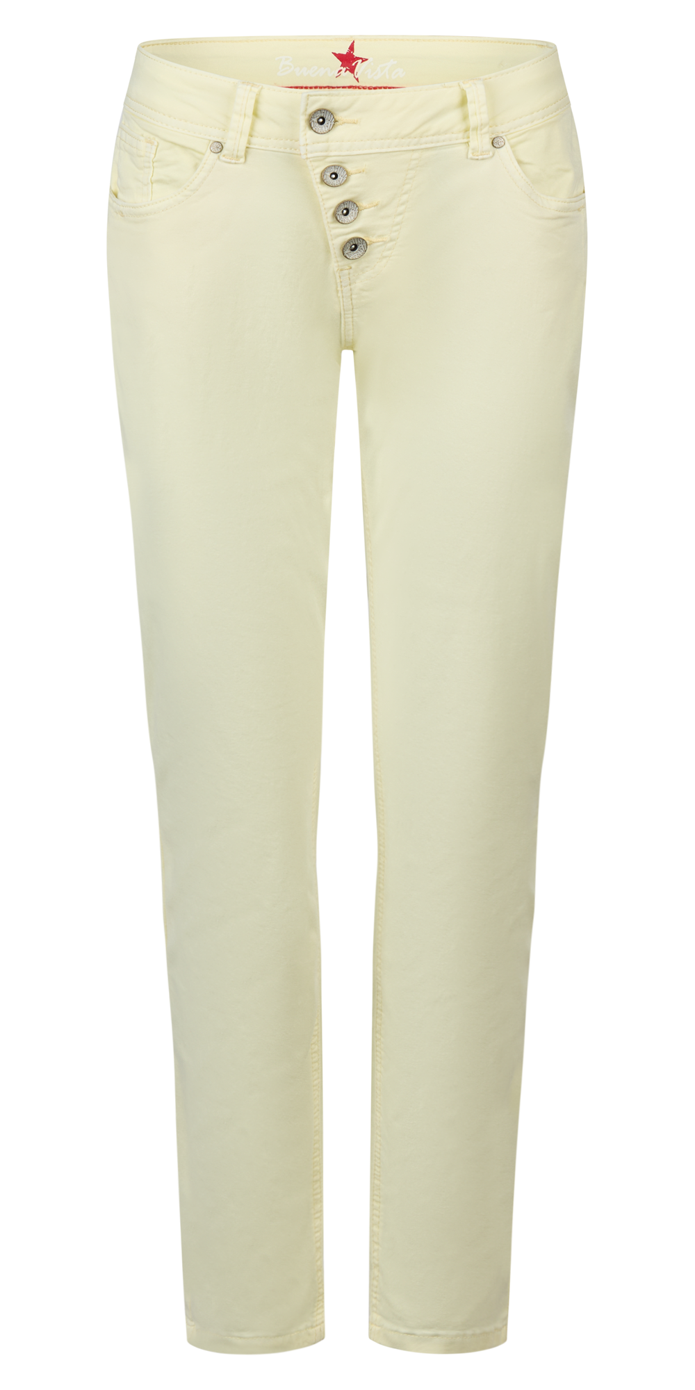 BUENA VISTA MALIBU Cropped Hose - Buttercream Lemon - 2603 B5826 4219.5072
