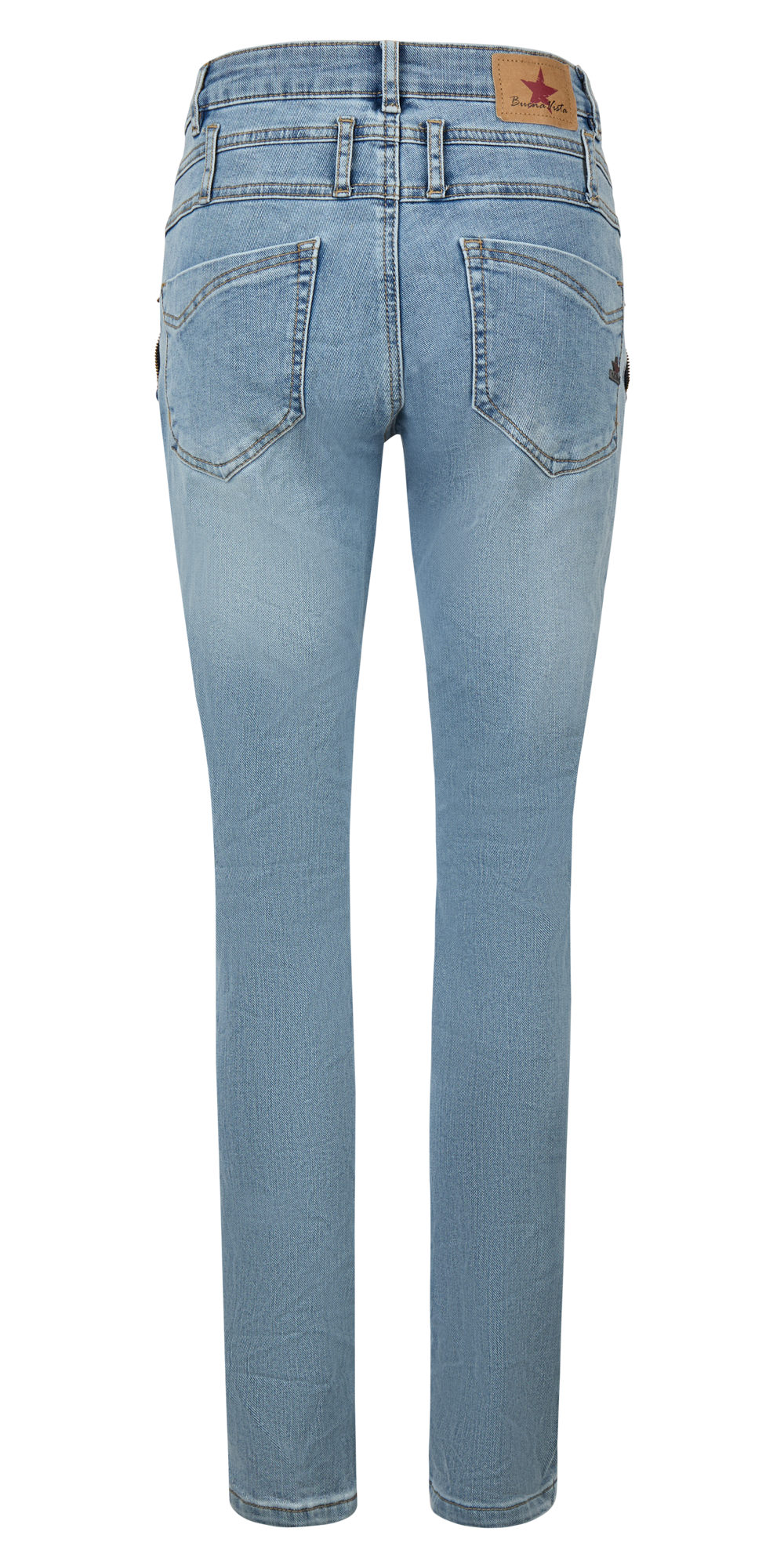 BUENA VISTA FLORIDA-Z 7/8 Stretch Denim - Coastal Sky Wash - 2603 B5828 355.6252