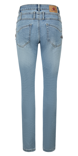 BUENA VISTA FLORIDA-Z 7/8 Stretch Denim - Coastal Sky Wash - 2603 B5828 355.6252