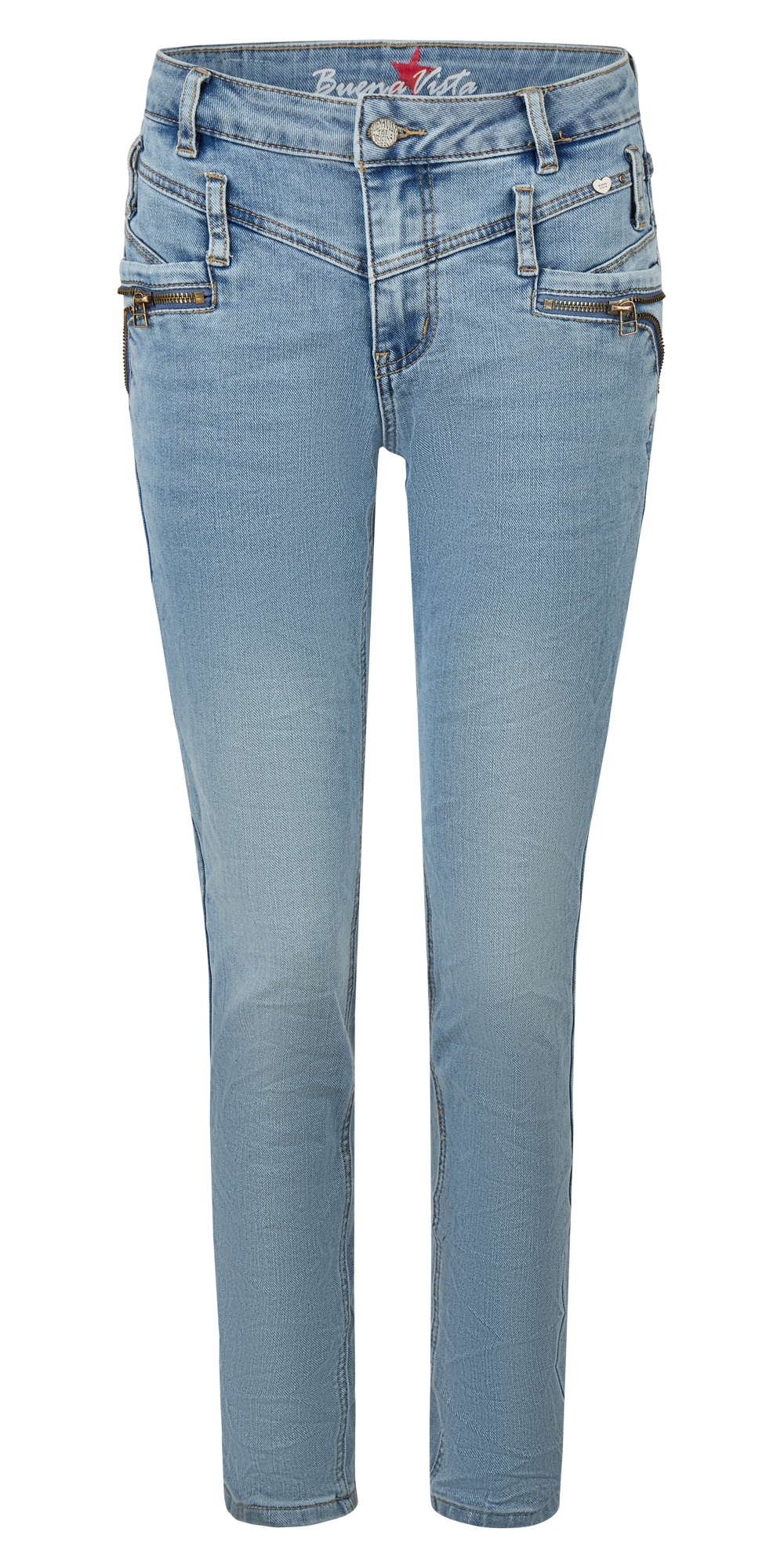 BUENA VISTA FLORIDA-Z 7/8 Stretch Denim - Coastal Sky Wash - 2603 B5828 355.6252
