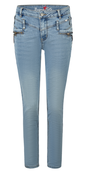 BUENA VISTA FLORIDA-Z 7/8 Stretch Denim - Coastal Sky Wash - 2603 B5828 355.6252