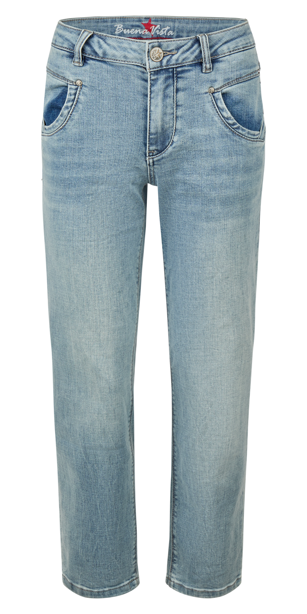 BUENA VISTA ANNA C 7/8 STRAIGHT - Sky Mist Denim - 2603 B5859 431.9136