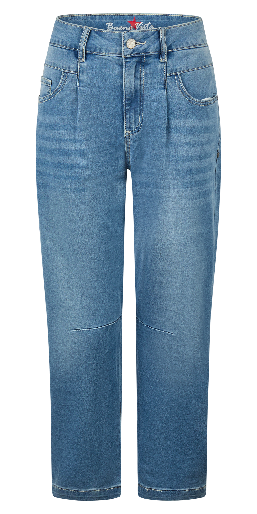 BUENA VISTA BARREL-F Cozy Denim Jeans - Bright Harbor Blue - 2603 B5944 102.8565