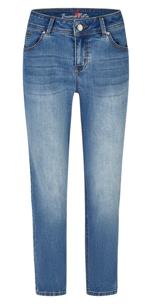 BUENA VISTA MALIBU-ZIP HIGH 7/8 mid stone 888 B5979 368.6808 - Stretch Denim