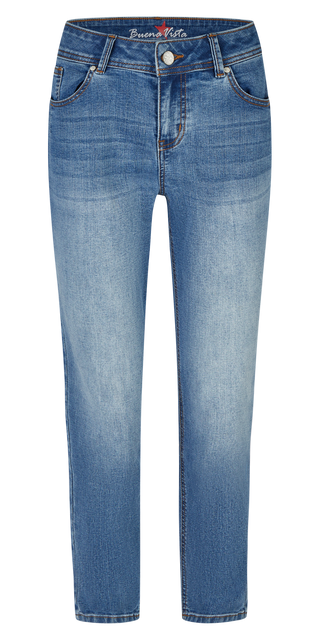 BUENA VISTA MALIBU-ZIP HIGH 7/8 mid stone 888 B5979 368.6808 - Stretch Denim