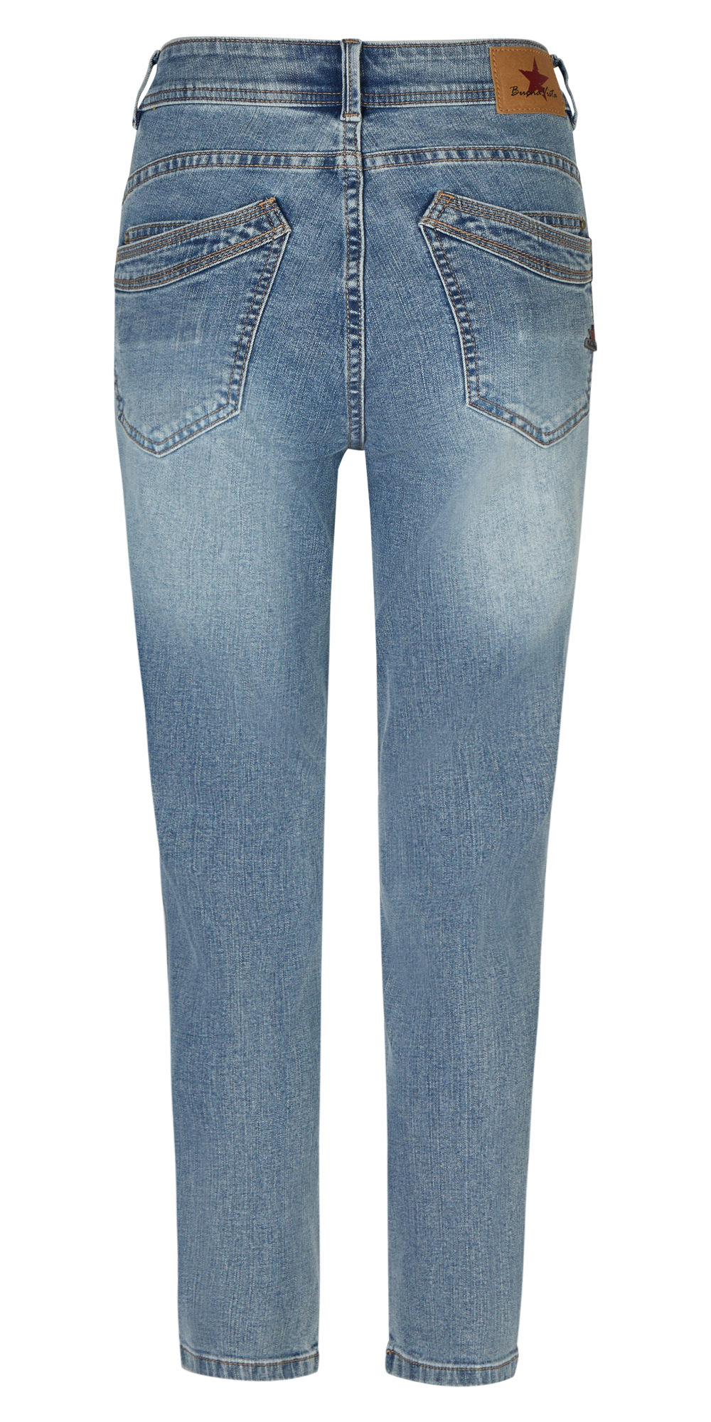 BUENA VISTA MALIBU-ZIP HIGH 7/8 light stone 888 B5979 368.8162 - Stretch Denim
