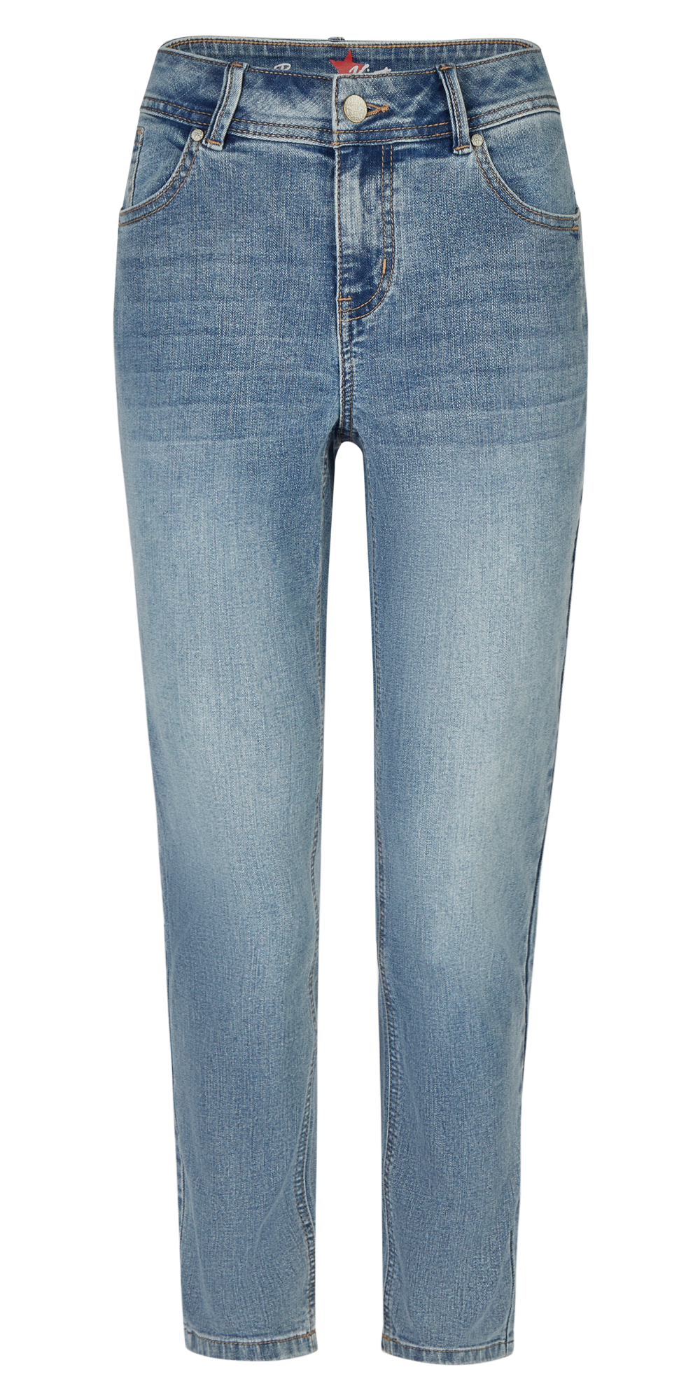 BUENA VISTA MALIBU-ZIP HIGH 7/8 light stone 888 B5979 368.8162 - Stretch Denim