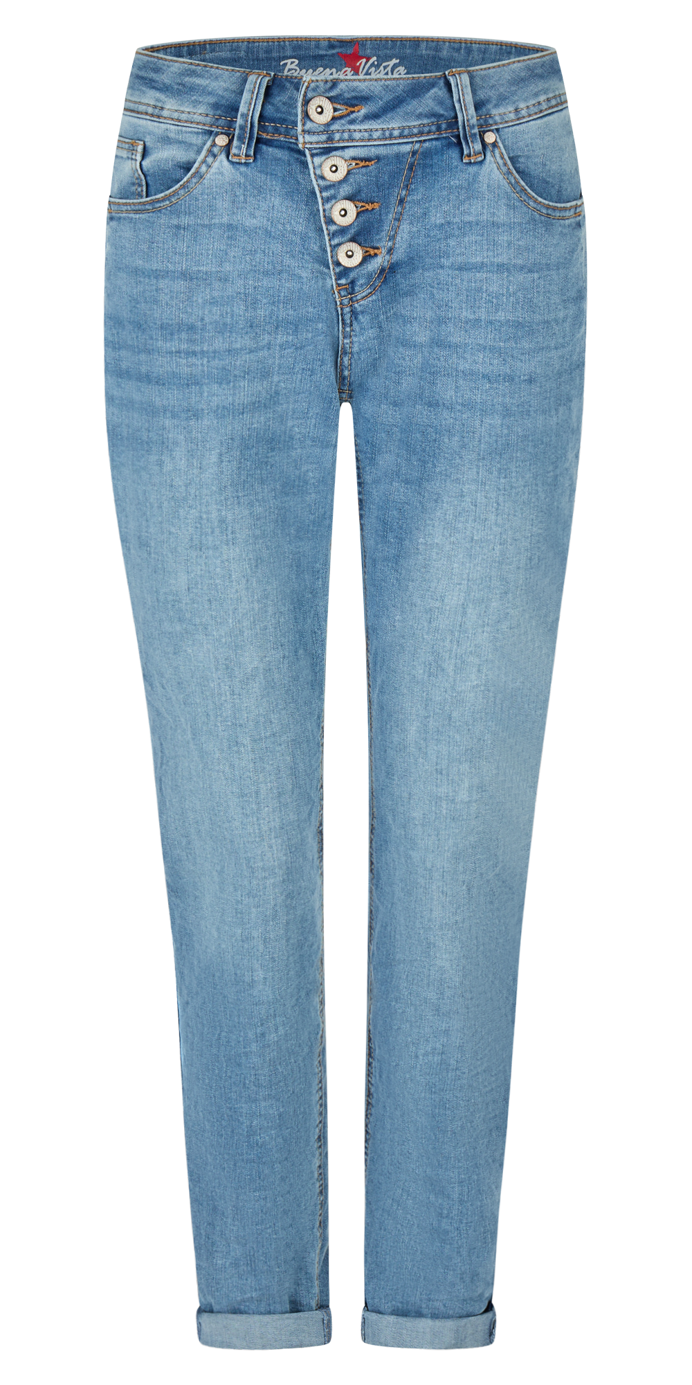BUENA VISTA MALIBU blue sea 2604 B5001 369.6018 - Stretch Denim