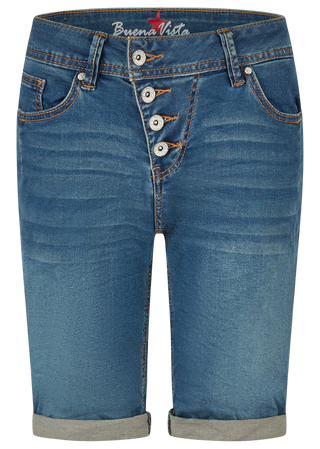 BUENA VISTA MALIBU SHORT dark stone 2604 B5025 102.4452 - Cozy Denim
