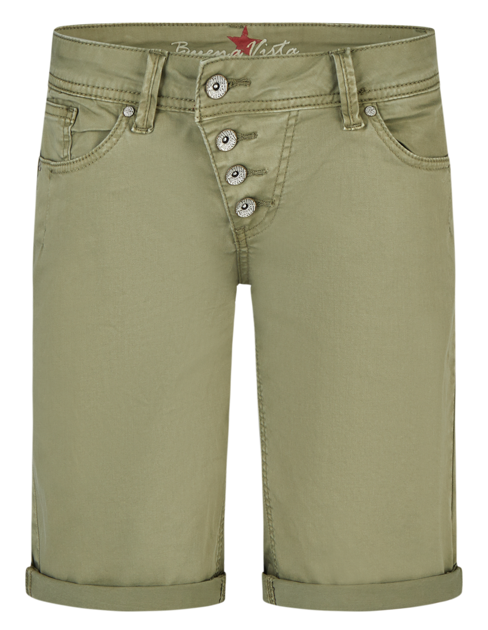 BUENA VISTA MALIBU SHORT aloe BV B5025 4219.7143 - Summer Twill von Buena Vista