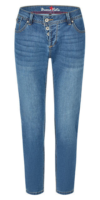 BUENA VISTA MALIBU CC 7/8 mid blue 2604 B5716 417.7414 - Stretch Denim