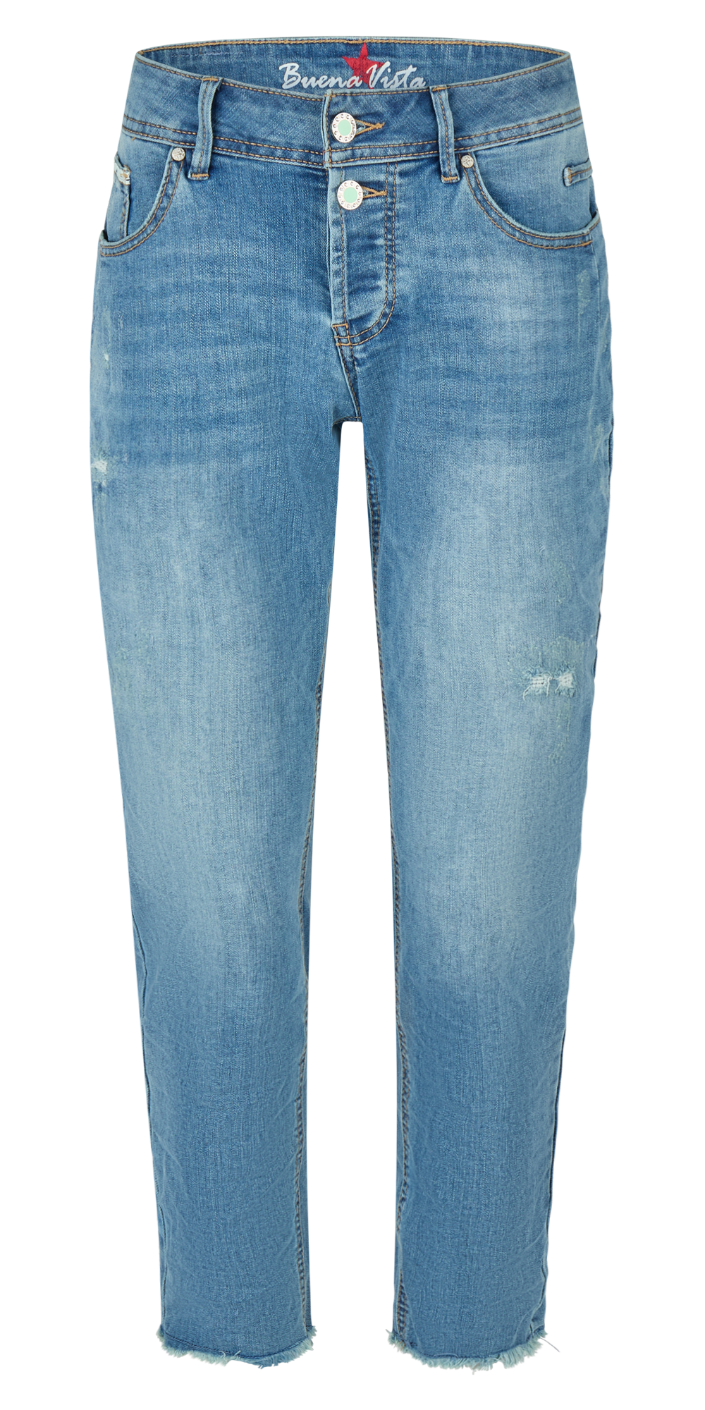BUENA VISTA MALIBU TS 7/8 diamond denim 2604 B5927 369 D.8460 - Stretch Denim