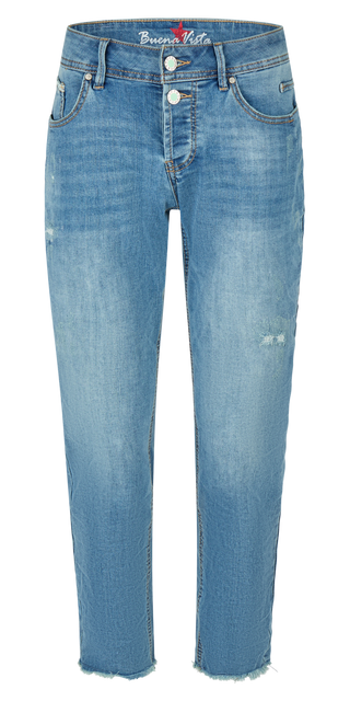 BUENA VISTA MALIBU TS 7/8 diamond denim 2604 B5927 369 D.8460 - Stretch Denim